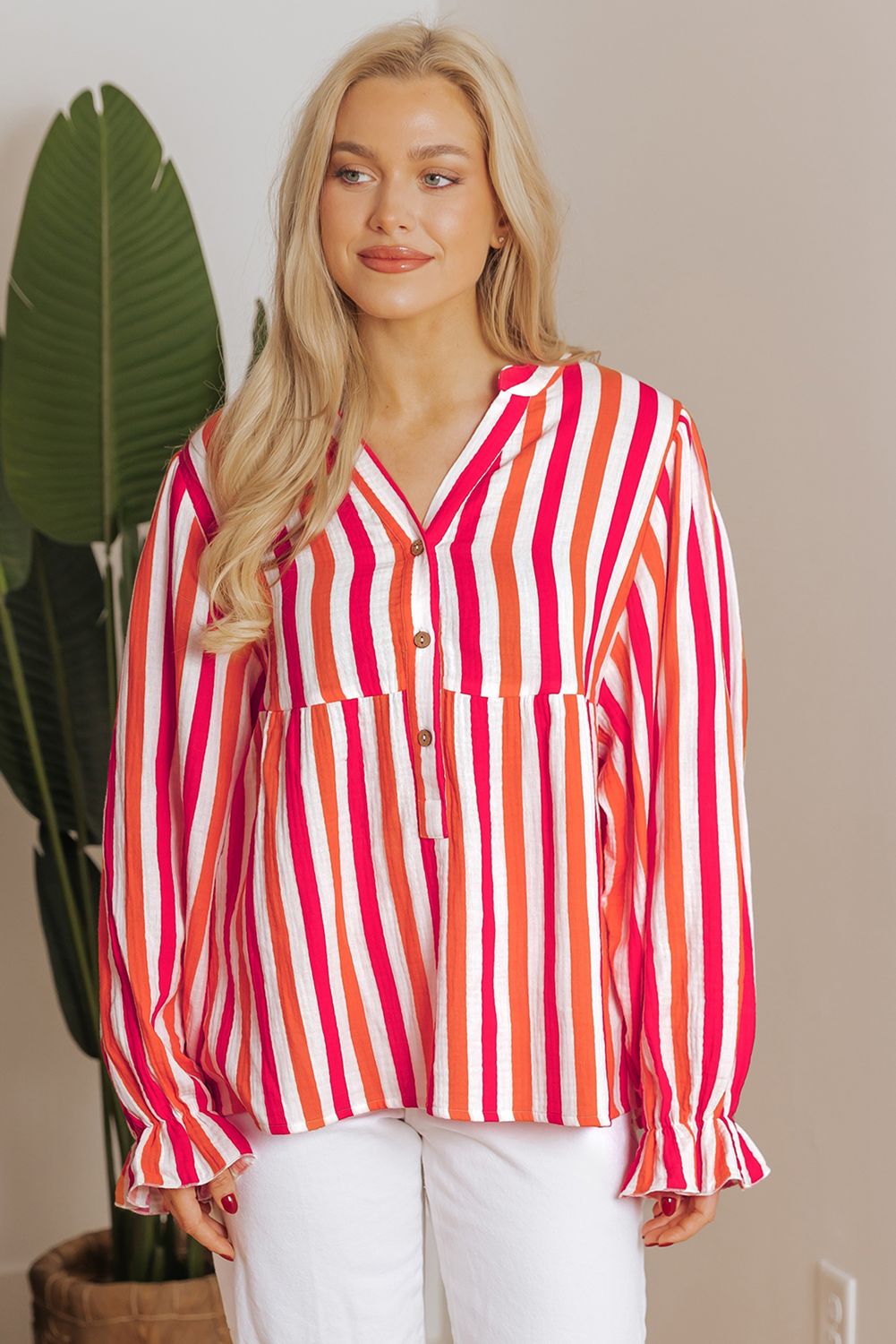 Beau Accessories - Candy Stripe Cotton Shirt