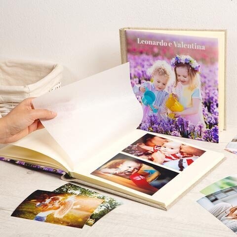 Album Portafoto con veline personalizzabile
