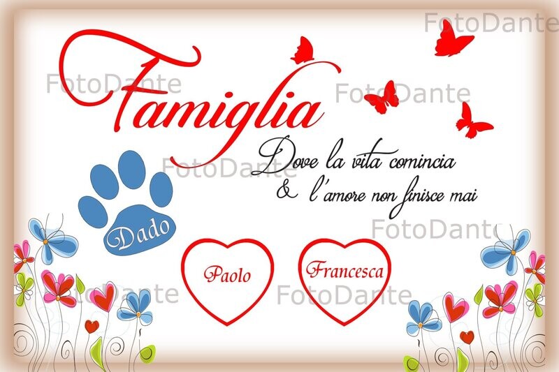 Calamita della Famiglia cm10x15