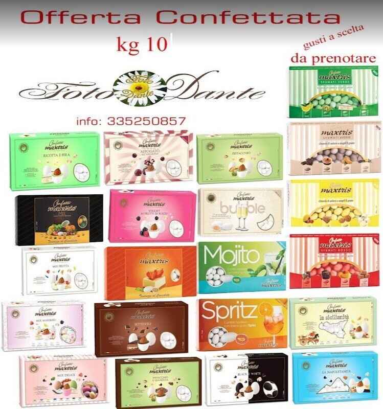 Confetti - Confettata - Ciocomandorla - 10 kg