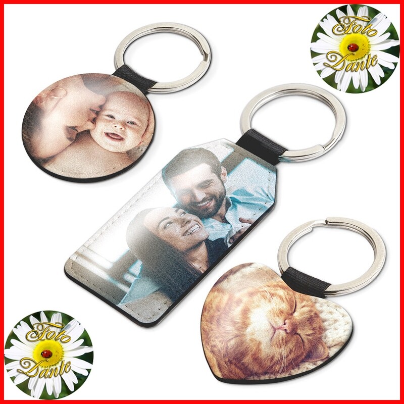Portachiavi personalizzato in similpelle