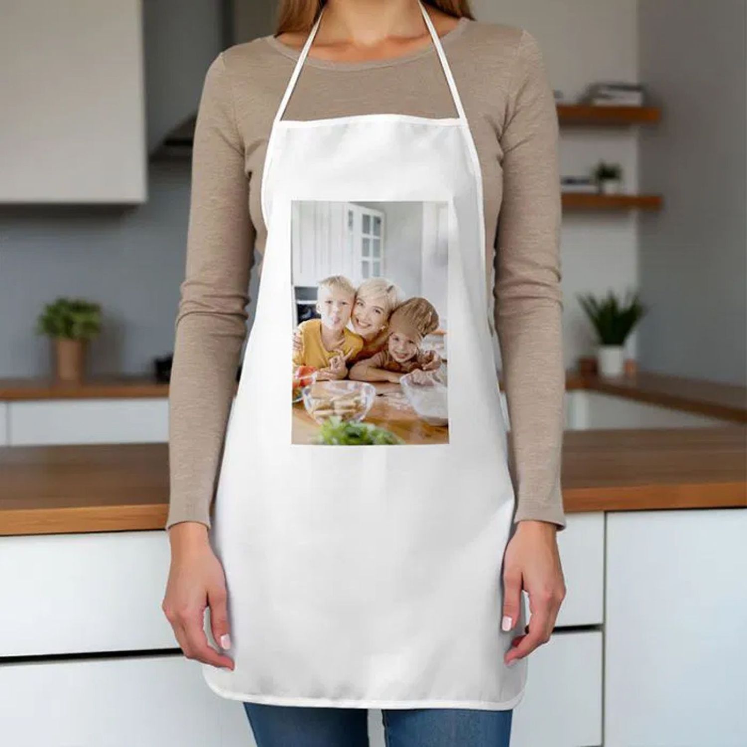 Grembiule Bianco con Foto