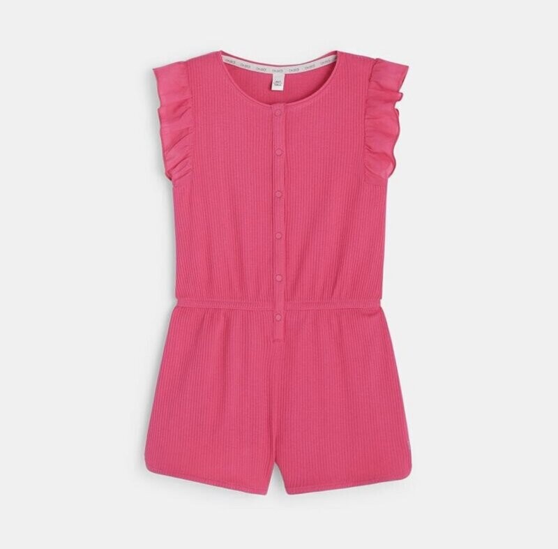 Combi-short côtelée