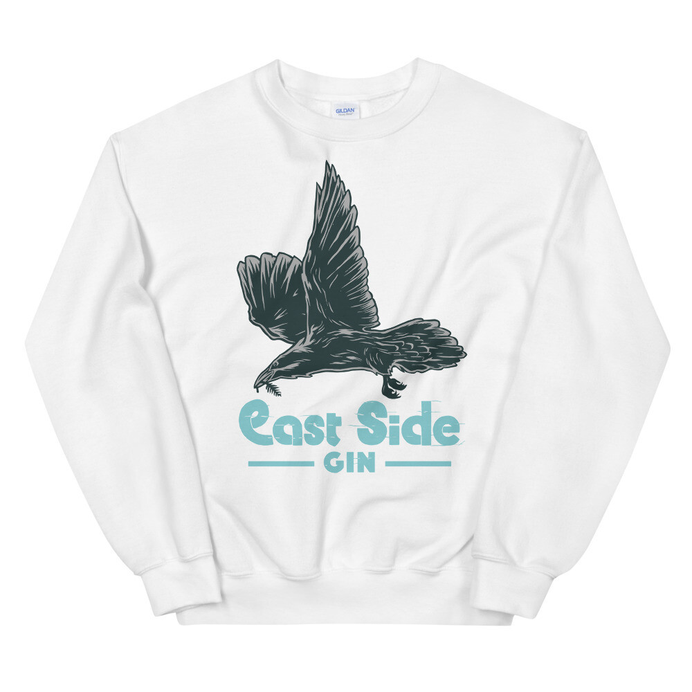 East Side Gin Sweatshirt, Color: White, Size: S