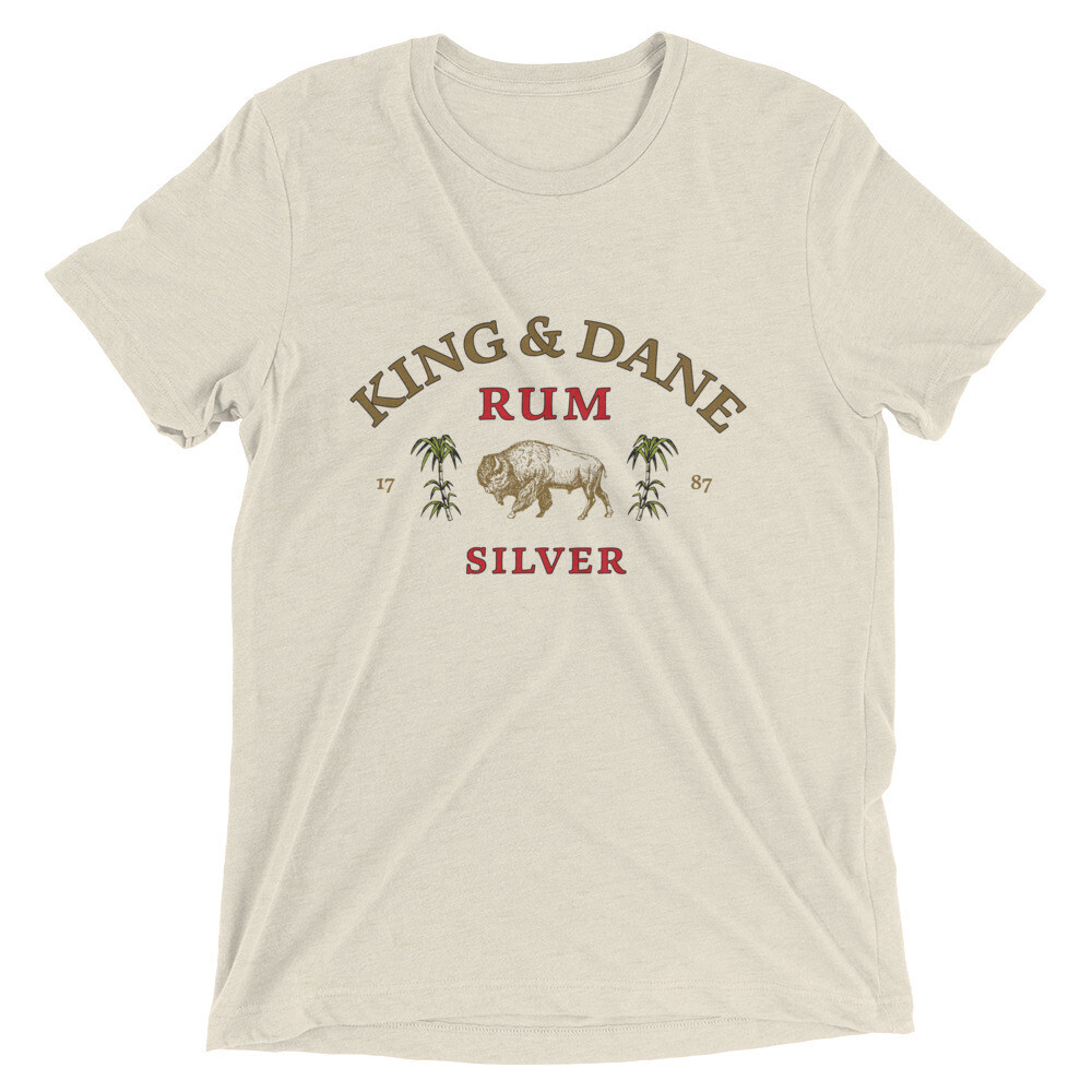 King &amp; Dane Silver Tee, Color: Oatmeal Triblend, Size: XS