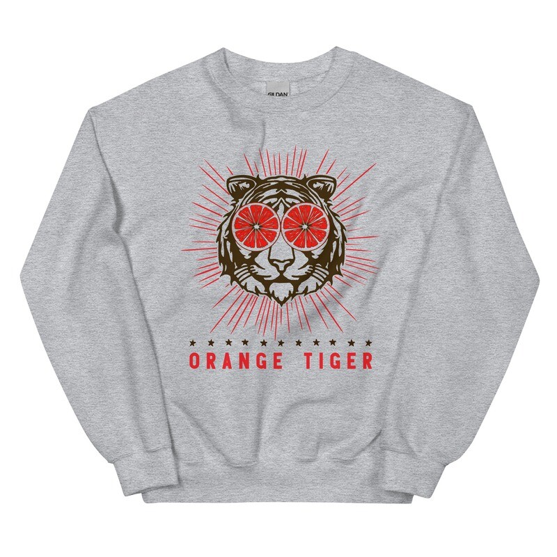 Orange Tiger Sweatshirt