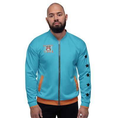Orange Tiger Bomber Jacket