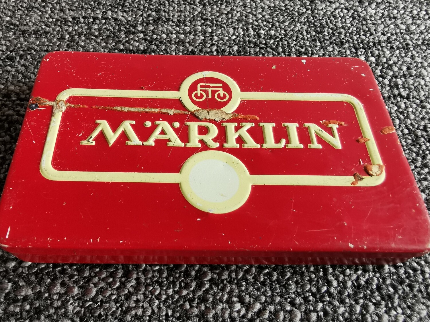 Blechdose „Märklin“ rot