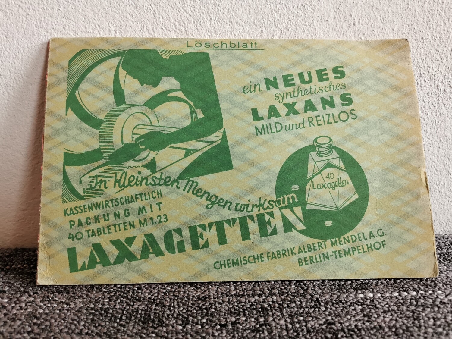 Löschblätter Chemische Fabrik Albert Mendel AG