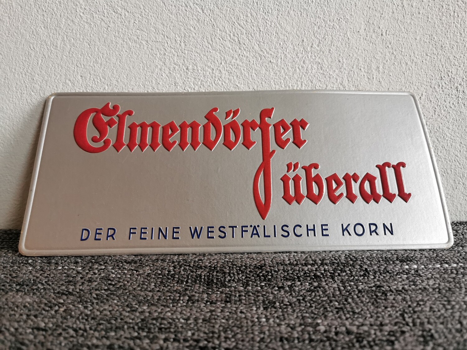 Werbetafel &quot;Elemendörfer Korn&quot;