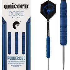 Unicorn Core Plus Rubberised Blue Steel Darts 25 gr