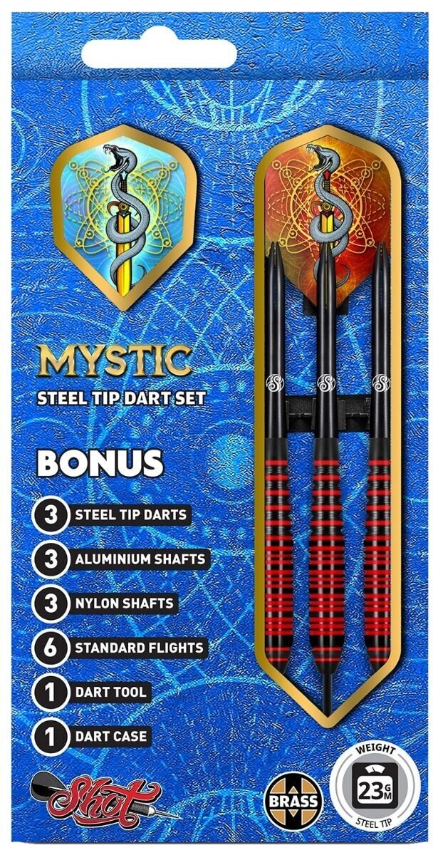 Shot Value Range Mystic Steeltip Darts Set