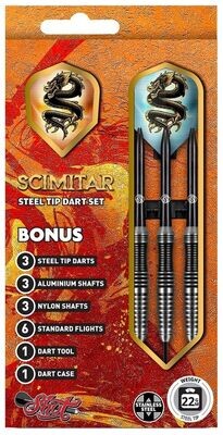 Shot Value Range Scimitar Steeltip Darts Set