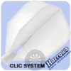 HARROWS CLIC SYSTEM FLIGHT, Kleur: Wit