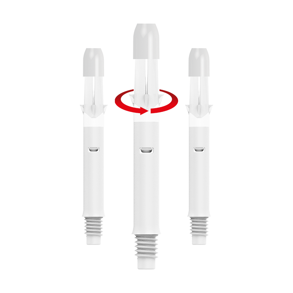 L-Style L-Shaft Straight Silent White spin