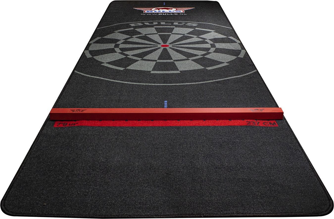 Bull's Carpet Dartmat 300x95 cm Black + oche