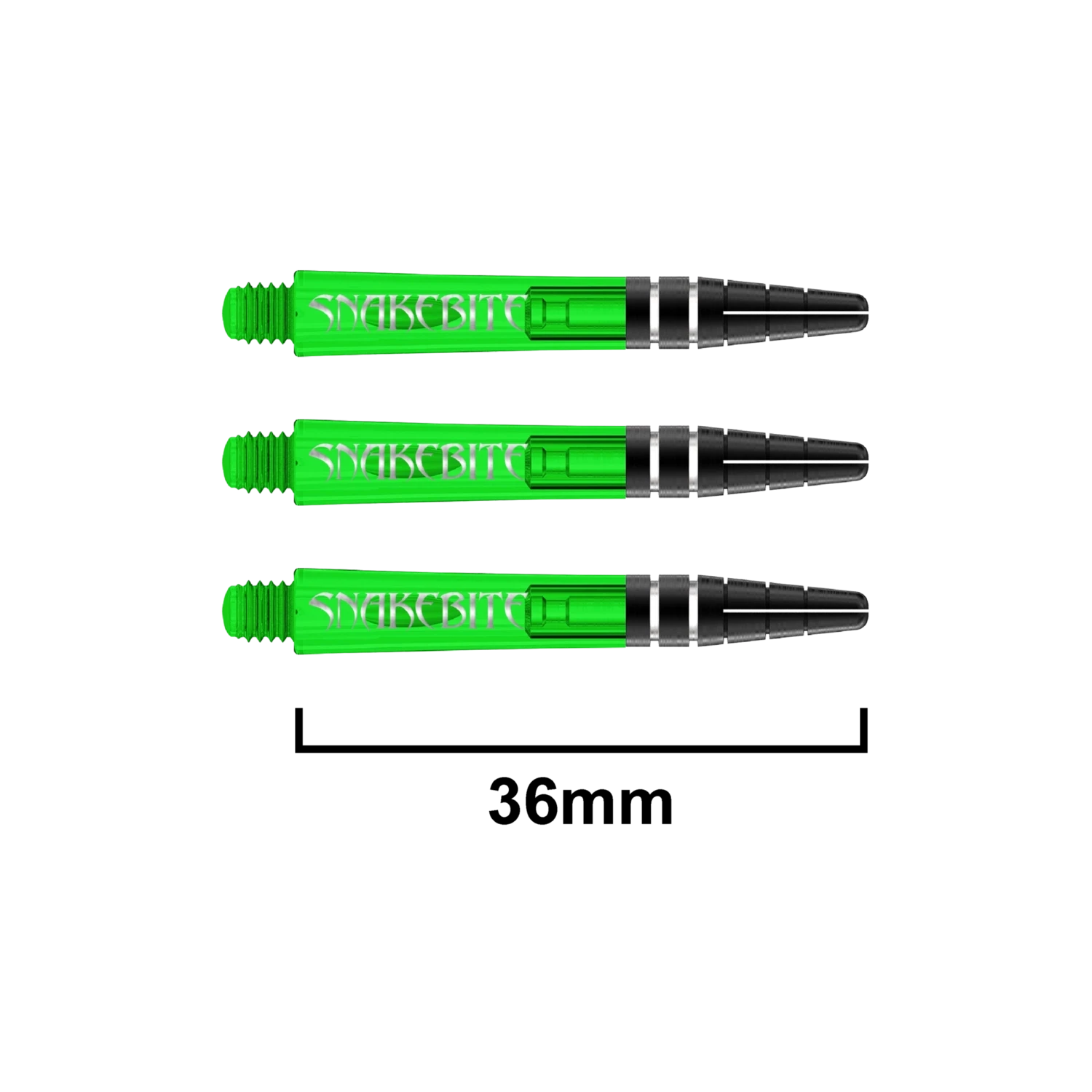RED DRAGON NITROTECH SNAKEBITE GREEN, Lengte: Short