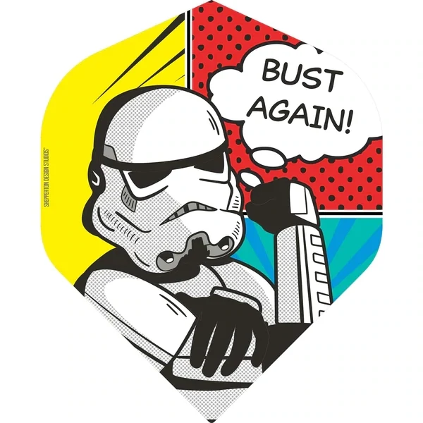 Original StormTrooper - Original StormTrooper Dart Flights - Official Licensed - No2 - Std - Storm Trooper - Bust Again