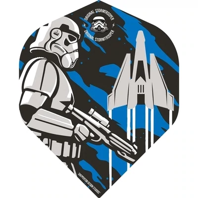 Original StormTrooper - Original StormTrooper Dart Flights - Official Licensed - No2 - Std - Storm Trooper & Space Craft