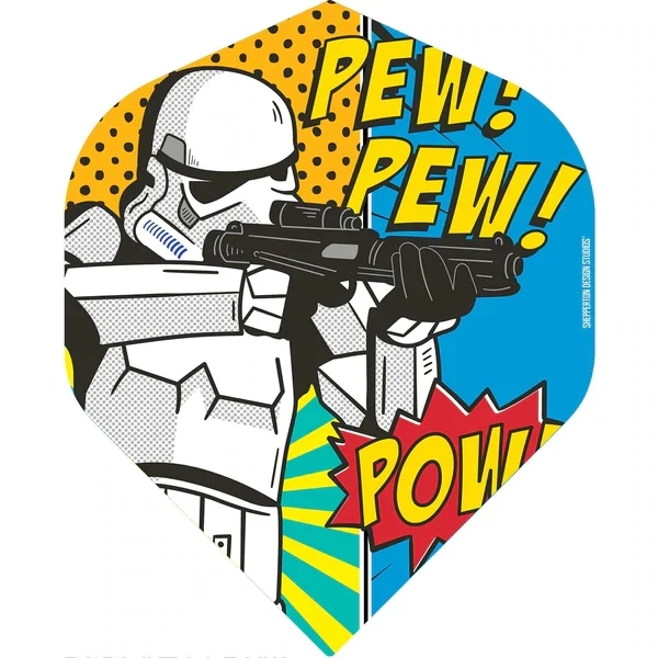 Original StormTrooper - Original StormTrooper Dart Flights - Official Licensed - No2 - Std - Storm Trooper - Pew Pew Pow
