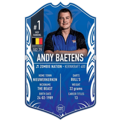 Andy Baetens Ultimate Card 37x25cm