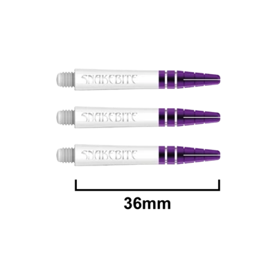 RED DRAGON NITROTECH SNAKEBITE WHITE/PURPLE, Lengte: Short