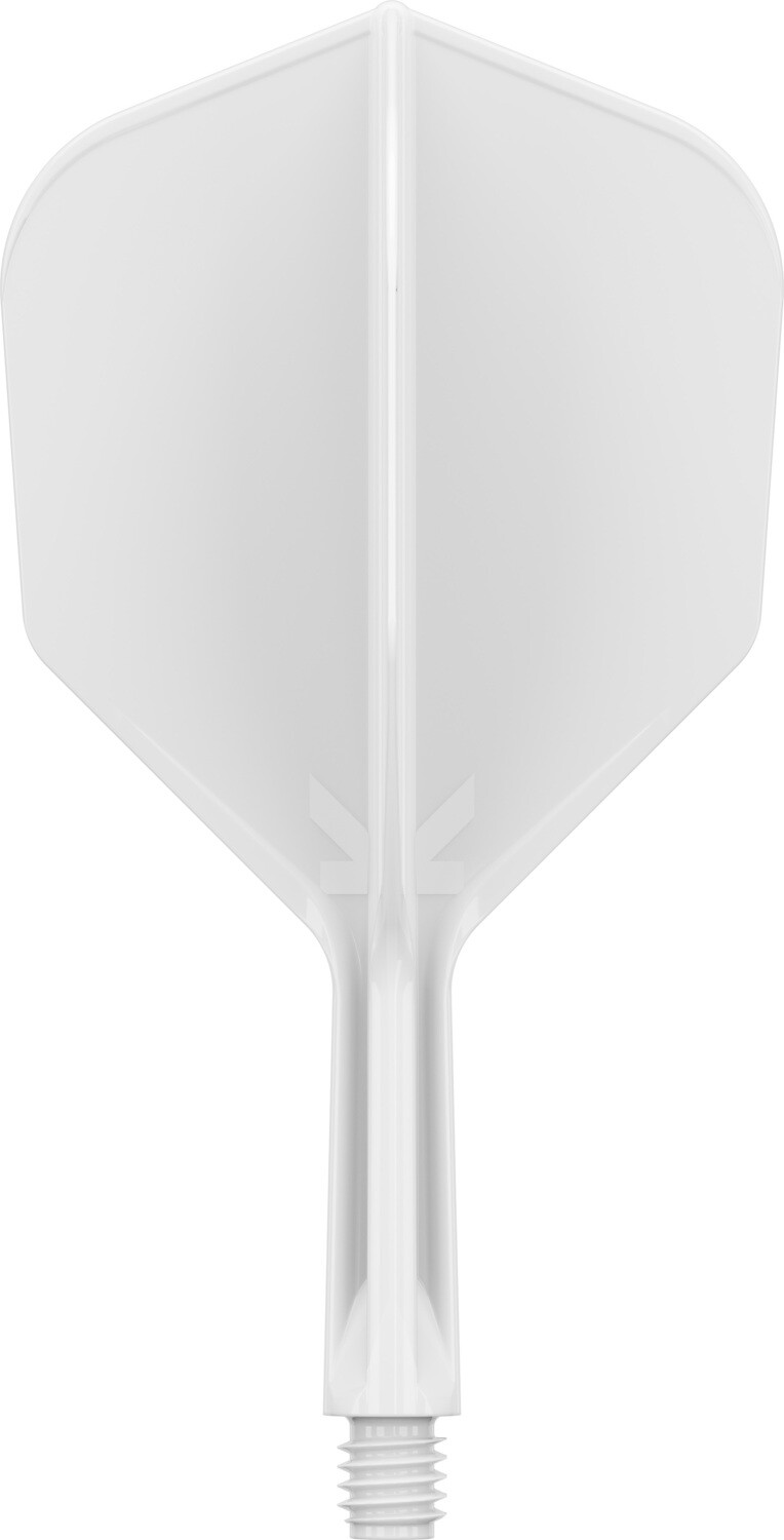 Target K-Flex Flight System NO.6, Shape: N06, Kleur: Wit, Lengte: Short