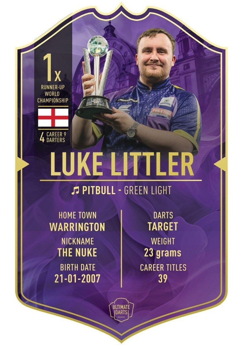 Ultimate Card Luke Littler Runner-Up WC