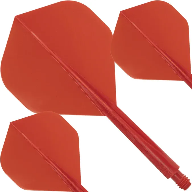 Condor AXE Dart Flights - Standard - Red, lengte: small