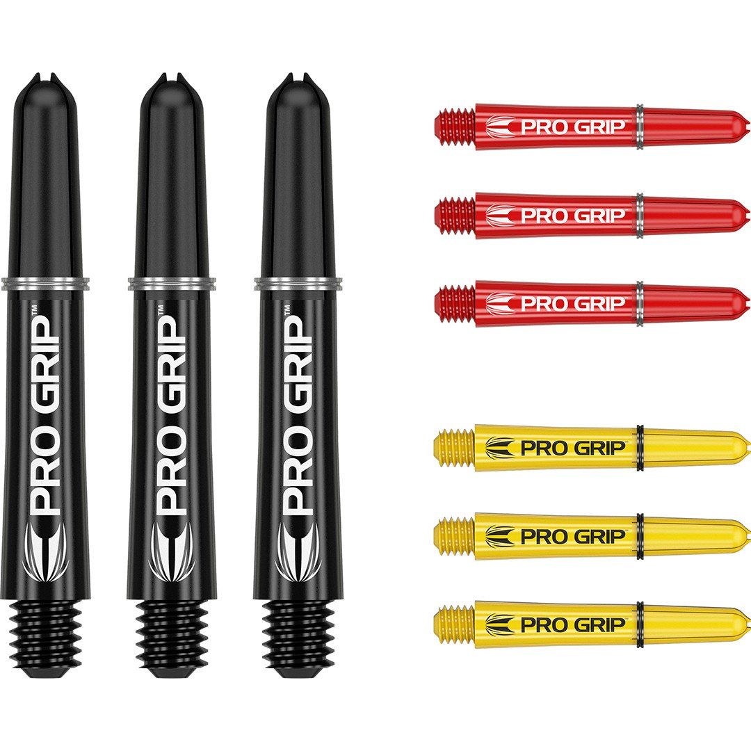 Target Pro Grip 3 Set Black Red Yellow, Lengte: Short