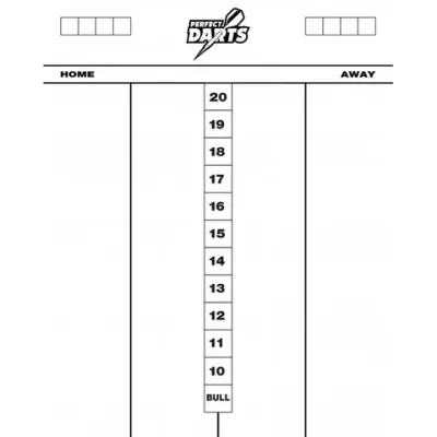 Perfect Darts Whiteboard Scoreboard