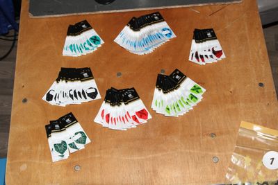 kavel 1  100 micron, NR 06    100 sets van 3 stuks