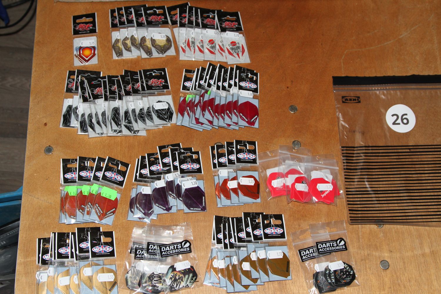 Kavel 26, 100 micron, Standard, 100 sets van 3 stuks.