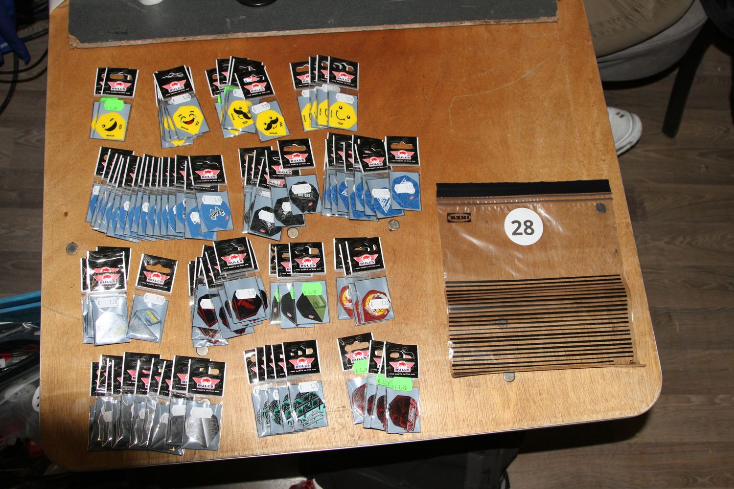 Kavel 28, 100 Micron, Standard, 100 sets van 3 stuks.