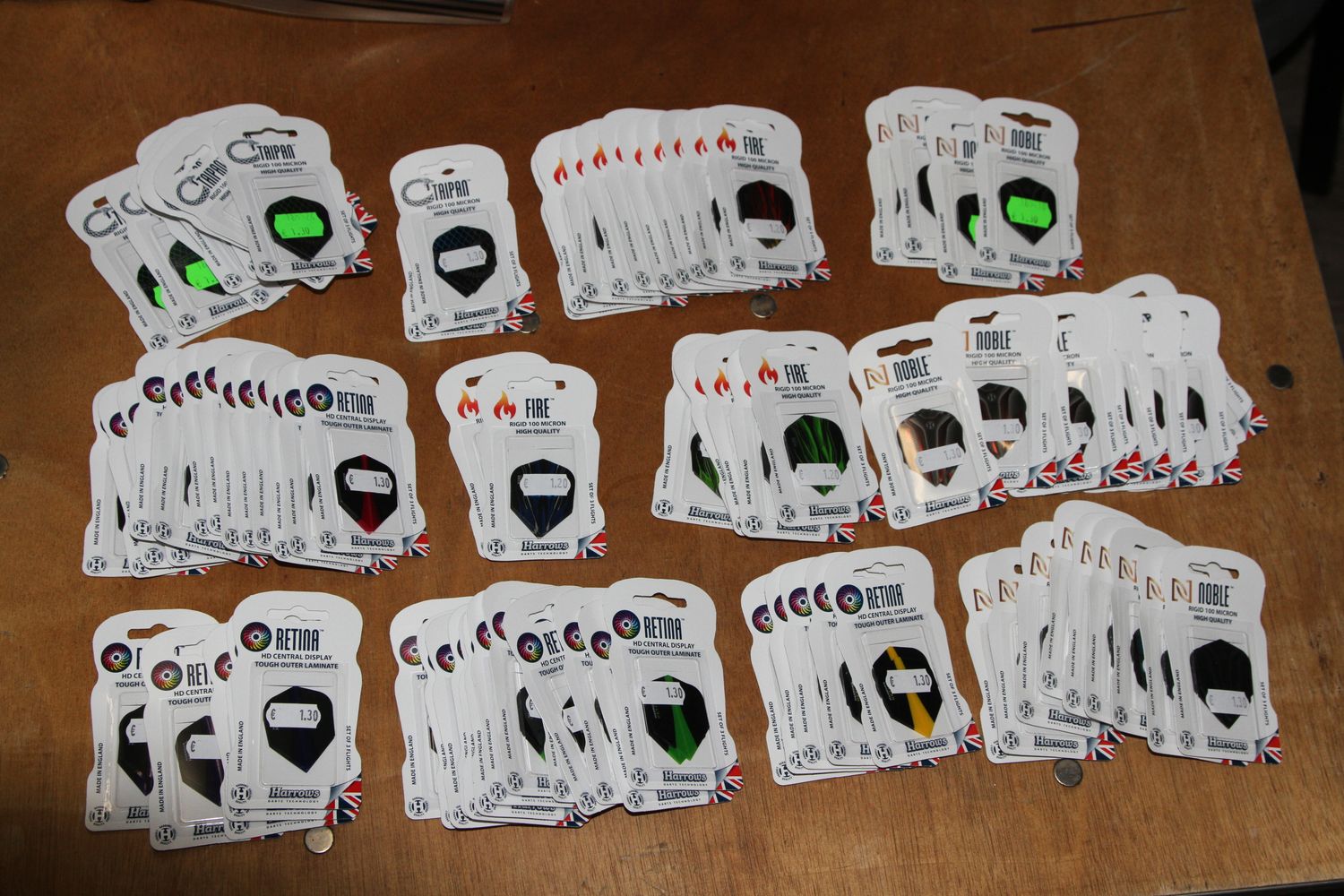 Kavel 34, 100 Micron, STD. 100 sets van 3 stuks.