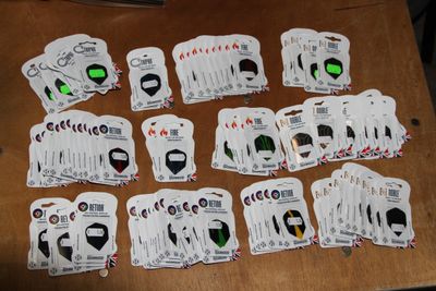 Kavel 34, 100 Micron, STD. 100 sets van 3 stuks.