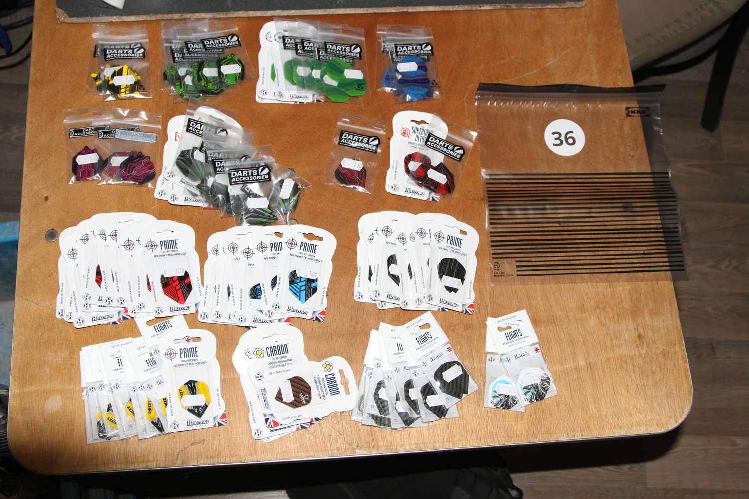 Kavel 36, 100 Micron, STD, 100 sets van 3 stuks