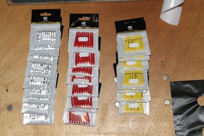 Kavel 65 pro grip Intermediate Geel, Rood, Transperant, 30 sets van 9 stuks