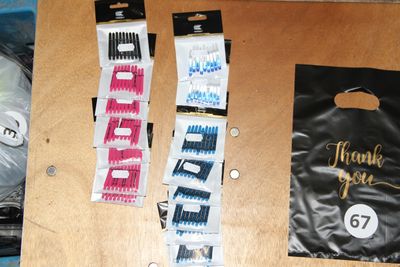 Kavel 67,  pro grip Intermediate,Zwart, Roze, Ink Blauw, Vision Blauw, 28 sets van 9 stuks