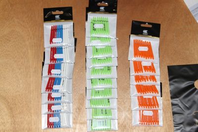 Kavel 71, pro grip Medium, Lime, Oranje,Holandse Vlag 26 sets van 9 stuks.