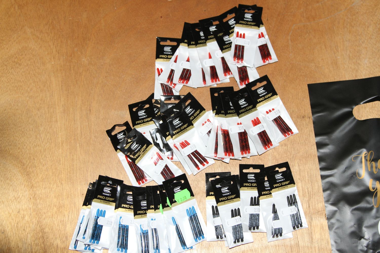 Kavel 75, pro grip Ink, Medium, Rood, Blauw, Zwart, Wit, 49 sets van 3 stuks