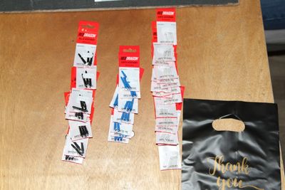 Kavel 79, TRX, Extra Short, Zwart, Blauw, Wit, 41 Sets van 3 Stuks