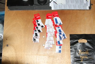 Kavel 82, TRX, Medium, Zwart, Blauw, Wit, 35 Sets van 3 Stuks