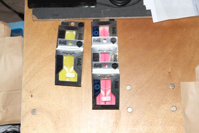 Kavel 96,  Axe, Large, Standard, Geel, Roze 5 Sets van 3 Stuks