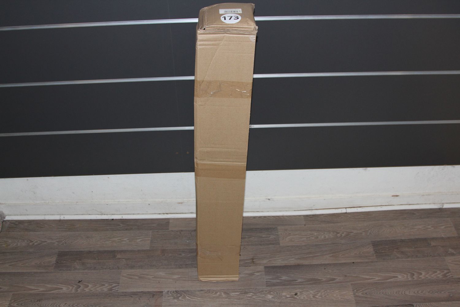 Kavel 173,  Zwarte Rubbermat Lena, 90 cm, with Oche