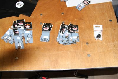 Kavel 406,  Scherpers, Rubber ring O, 25 stuks