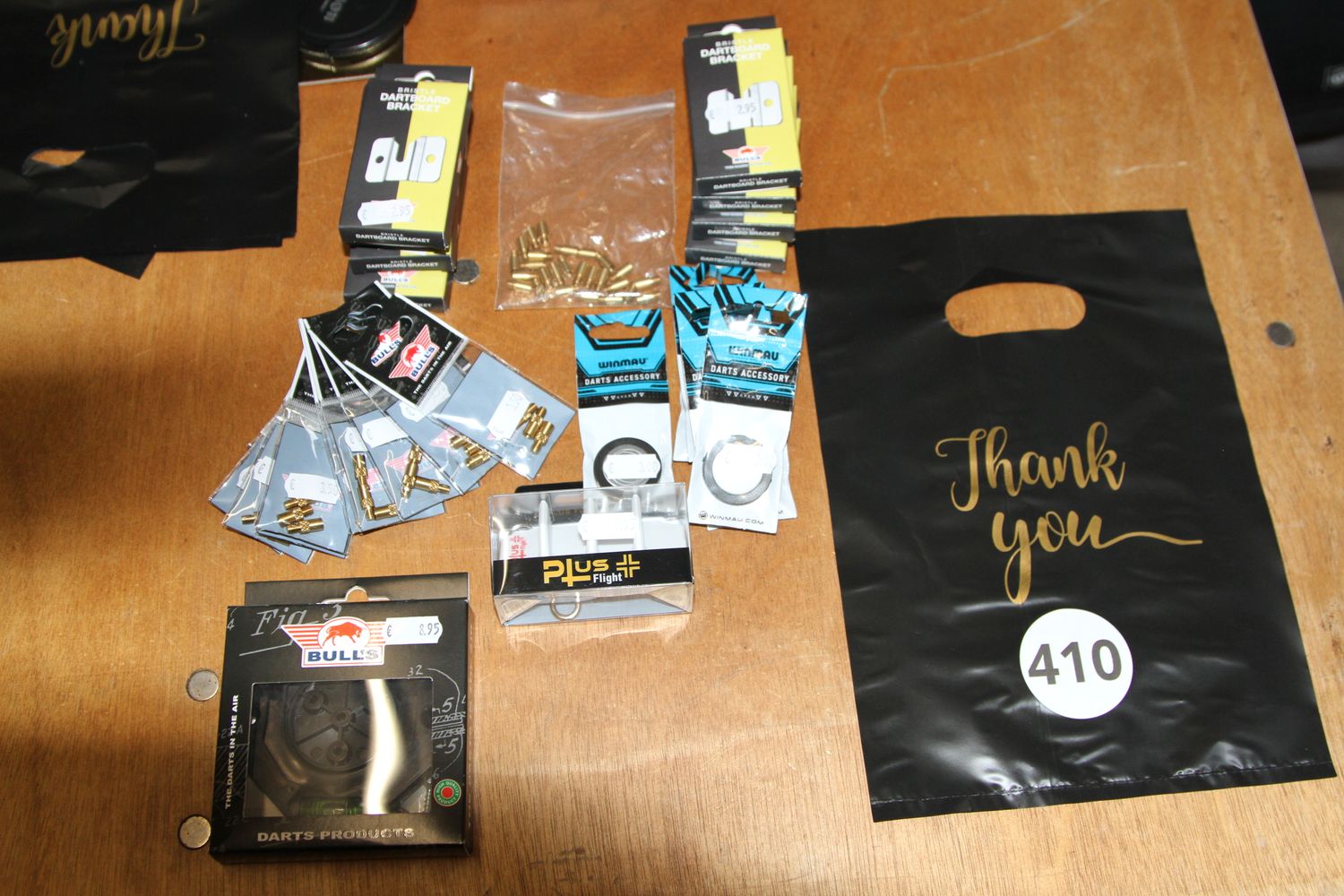 Kavel 410,  Blokjes, Gewichten, Bracket, Flightcase 25 stuks