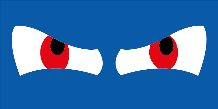 Spy Eyes, Kleur canvas: Blauw, Kleur ogen: Blauw