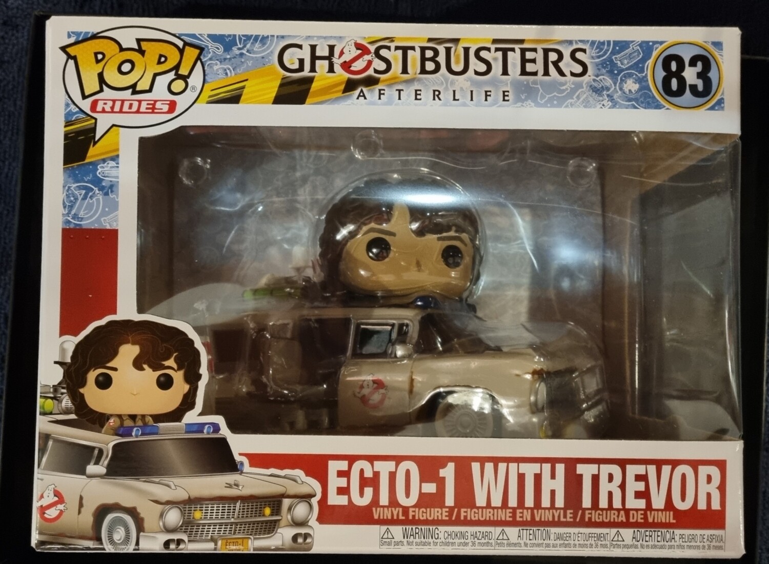 Funko Pop! Rides #83 Ecto-1 with Trevor, Ghostbusters Afterlife