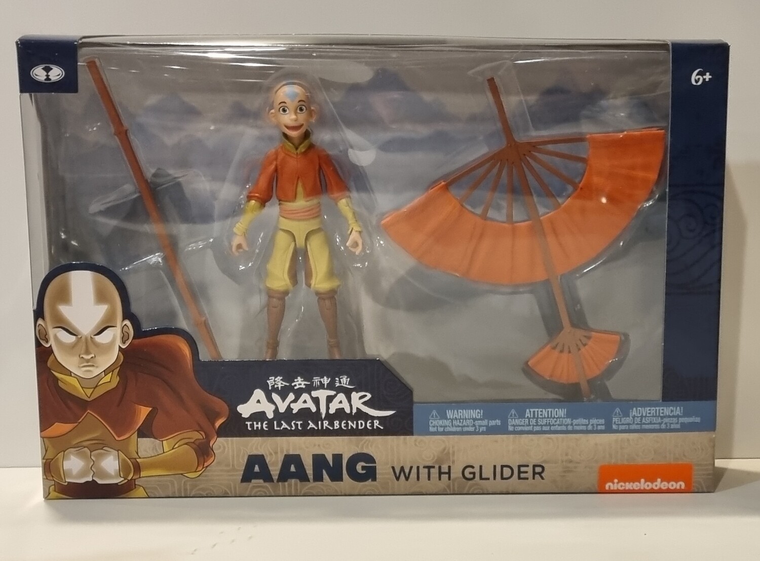 Actiefiguur, Aang with glider, 13 cm, Avatar the last Airbender